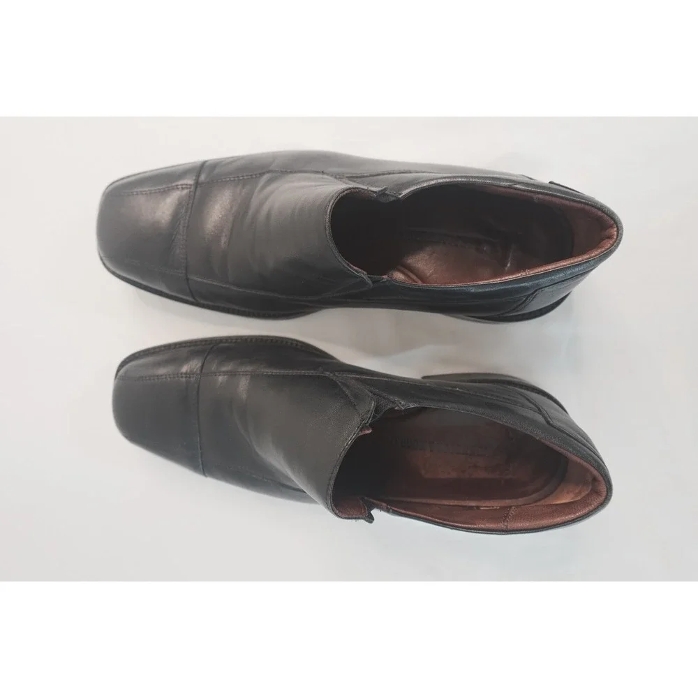 Johnston & Murphy Men's 9M H8 Slip‎ On Black Shoes Loafers  20-7507 Brazil C4